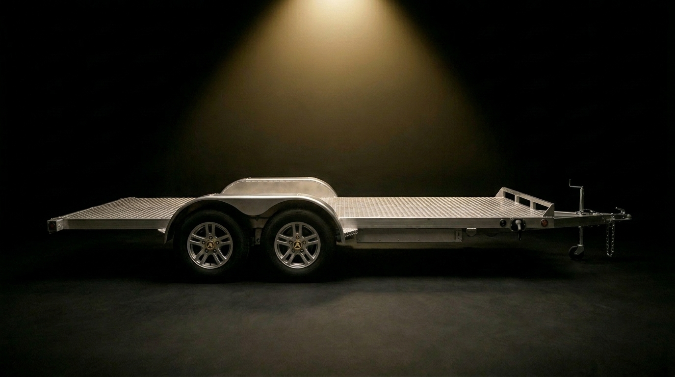 Aslin 7.0 LR powered trailer — black stage hero shot